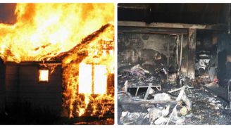 Cháy nhà trong đêm, ba mẹ con tử vong: Chồng nạn nhân ngất xỉu, rất thương tâm