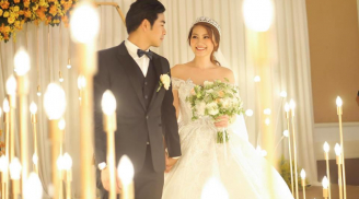 Lộ loạt ảnh cưới, Thanh Bình và 'kiều nữ' Ngọc Lan chính thức tổ chức hôn lễ