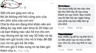 Đi vay lại còn phải đặt cọc, bà mẹ bỉm sữa ngây thơ bị lừa đảo