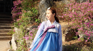 MC Thanh Vân Hugo xinh đẹp khi diện hanbok ở Hàn Quốc
