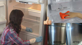 Tủ lạnh sáng bóng không tì vết chỉ với 6 bước đơn giản