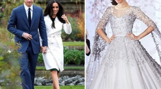 Cận cảnh chiếc váy cưới 'đẹp từng centimet' của hôn thê Hoàng tử Anh Harry