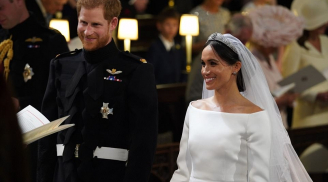 Cận cảnh chiếc nhẫn cưới đính 3 viên kim cương hoành tráng trong hôn lễ của Hoàng tử Harry