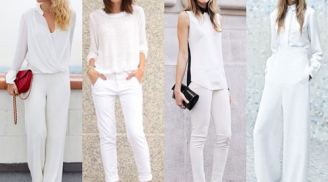 Nàng xinh lung linh, tỏa sáng với gu thời trang màu trắng