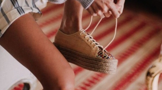 Sneaker đế cói: đôi giày xinh xắn có thể kết hợp với mọi set đồ