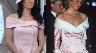 Bộ đồ 'phá vỡ quy tắc Hoàng gia Anh' của Meghan được đồn đoán lấy cảm hứng từ trang phục của Công nương Diana