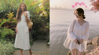 Váy trắng trở thành món đồ cực hot trong hè này khiến các chị em mê mẩn, mặc vào đẹp hết phần thiên hạ