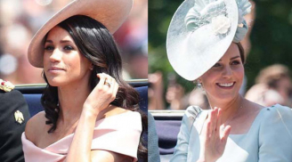 Tương đồng về phong cách nhưng Công nương Kate Middleton và Meghan Markle lại có điểm khác biệt khi chọn mũ đội đầu