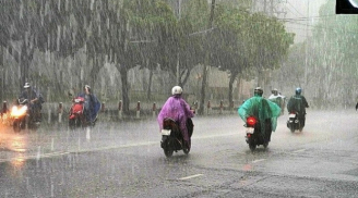 Cảnh báo mưa dông trên khu vực nội thành Hà Nội