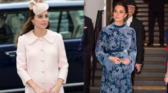 Công nương Kate Middleton dù mang thai vẫn đẹp mê hồn với phong cách thời trang Hoàng gia