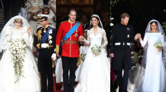 'Đám cưới cổ tích' và những chiếc váy cưới huyền thoại của các Công nương Hoàng gia Anh