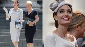 Angelina Jolie xuất hiện quá đỗi thanh lịch và quý phái tại sự kiện của Hoàng gia Anh