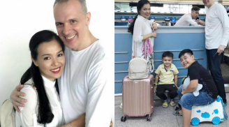Lý Thanh Thảo cùng người chồng Tây và hai con sang Hà Lan đăng kí kết hôn