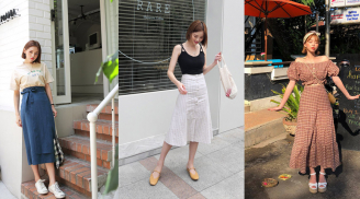 4 cách mix đồ cực xinh với chân váy midi, chị em ngại gì không thử?