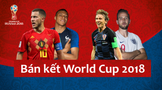 Lịch thi đấu vòng bán kết World Cup 2018