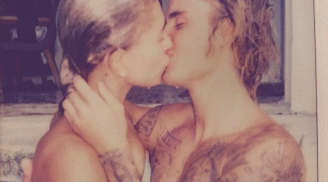 Ảnh Justin Bieber khóa môi Hailey Baldwin hút hàng triệu like “đập tan” tin đồn rạn nứt