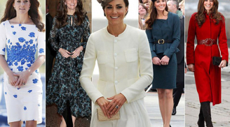 Những bộ đồ thanh lịch nhất giúp Công nương Kate Middleton trở thành biểu tượng thời trang nước Anh