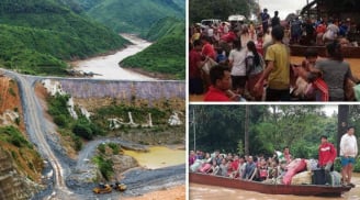 Vụ vỡ đập thủy điện ở Lào: Lào tuyên bố cứu hộ khó khăn, số người chết có thể tăng lên