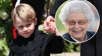 Đón sinh nhật 5 tuổi chưa lâu, 'hoàng tử bé' George đã bắt buộc phải học nghi thức hoàng gia khi gặp Nữ hoàng