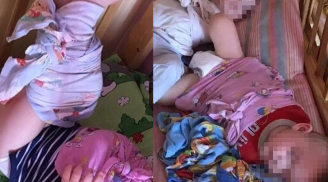 Sốc với hình ảnh nhiều trẻ em bị trói chân tay vào cũi, quấn khăn như xác ướp trong nhà trẻ
