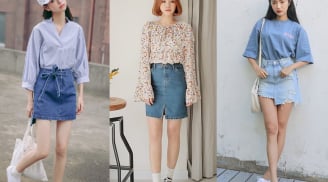4 cách lên đồ với chân váy denim tuyệt đẹp cho các nàng rạng rỡ xuống phố ngày cuối tuần