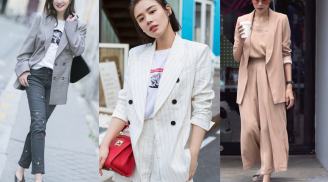 Học Tăng Thanh Hà và hàng loạt mỹ nhân Hoa ngữ cách lên đồ cực chất với blazer trong mùa thu năm nay