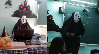 Thầy giáo 9x hóa thân thành Vô Diện, tổ chức tiệc Halloween cho học sinh. Lễ hội hóa trang có ý nghĩa gì?