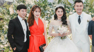 Vợ chồng Lý Hải - Minh Hà chỉn chu đến chúc mừng đám cưới diễn viên Xuân Phúc