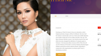 Người hâm mộ vỡ òa khi hình ảnh H'Hen Niê chính thức xuất hiện trên trang chủ Miss Universe