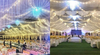 Choáng với rạp cưới 'khủng' như cung điện trị giá hơn 800 triệu ở Vĩnh Phúc