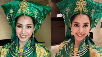 Hoa hậu Trần Tiểu Vy đẹp hút hồn, mang điệu múa chầu văn đến Hoa hậu Thế giới 2018