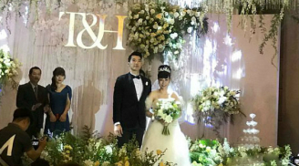 Hình ảnh hiếm hoi trong đám cưới của Trương Nam Thành và vợ đại gia