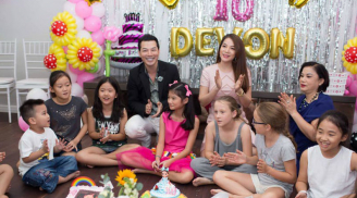 Trương Ngọc Ánh và chồng cũ Trần Bảo Sơn 'tái hợp' trong tiệc sinh nhật con gái 10 tuổi
