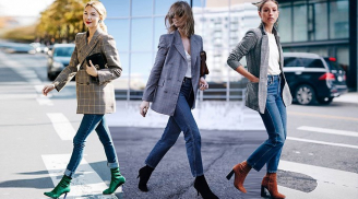 3 cách mix quần jeans cực sành điệu cho các nàng công sở diện đi làm những ngày đông giá lạnh