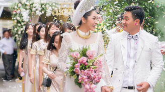 Khoảnh khắc ngọt ngào trong đám cưới của Hoa hậu Đại dương Đặng Thu Thảo