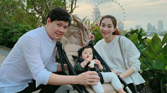 Hoa hậu Đặng Thu Thảo đốn gục tim fan khi khoe ảnh gia đình nhỏ đẹp mê hồn