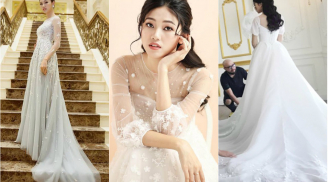 Hé lộ bí quyết trang điểm và mẫu váy biến Á hậu Thanh Tú thành công chúa trong đám cưới với đại gia U40