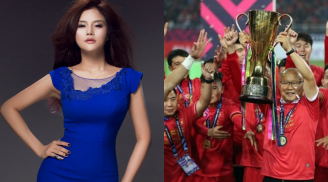 Siêu mẫu Vũ Thu Phương 'chơi lớn', tặng 2 tỷ cho đội tuyển Việt Nam sau vô địch AFF Cup
