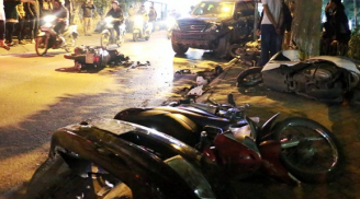 Vụ nữ tài xế xe Lexus tông liên hoàn 9 xe: Sức khỏe 5 nạn nhân giờ ra sao?