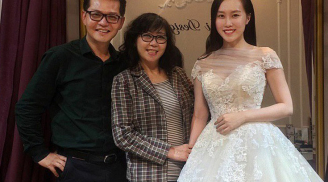 Diễn viên Trung Hiếu hạnh phúc dẫn bạn gái xinh đẹp đi thử váy cưới trước ngày trọng đại