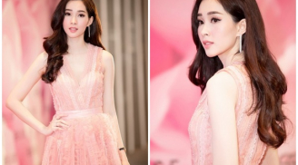 Hoa hậu Đặng Thu Thảo đẹp mong manh với đầm hồng 'công chúa'