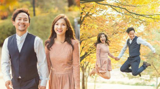 Đinh Tiến Đạt và bà xã 9X tung ảnh cưới đẹp lung linh tại quê hương của 'tình cũ' Hari Won
