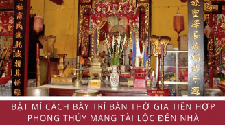 Nguyên tắc đặt bát hương (nhang) trên bàn thờ chuẩn để tránh gia tiên trách phạt