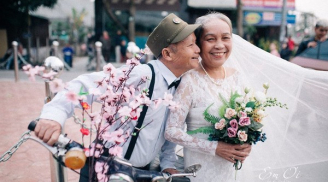 Dân tình 'phát ghen' với bộ ảnh kỉ niệm 65 năm ngày cưới của cặp vợ chồng già