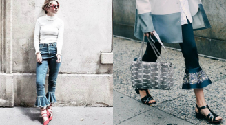 Bí quyết giúp nàng lên đồ đẹp với quần jeans lửng ống loe chuông