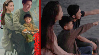 Con trai Hồ Ngọc Hà hạnh phúc bên Cường Đô La và Đàm Thu Trang trong dịp đầu năm mới