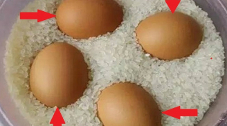 Sau Tết chỉ cần đặt 1 quả trứng vào trong thùng gạo theo cách này, kết quả sẽ khiến bạn ngỡ ngàng