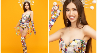 Tranh cãi bộ quốc phục lạ của người kế nhiệm Hương Giang tại Hoa hậu chuyển giới quốc tế 2019