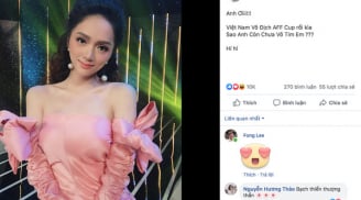 Chăm 'thả thính' trên trang cá nhân nhưng Hương Giang chẳng bao giờ nhận được 'hồi đáp'