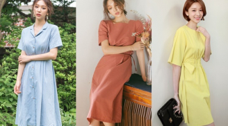 10 mẫu váy đơn sắc phong cách Hàn trẻ trung, đẹp ngất ngây hot nhất mùa hè 2019